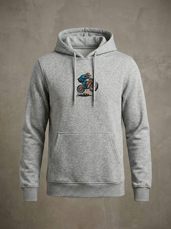 Bluza premium z haftem komputerowym - haft ze zdjęcia na odzieży